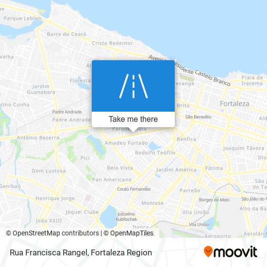 Rua Francisca Rangel map