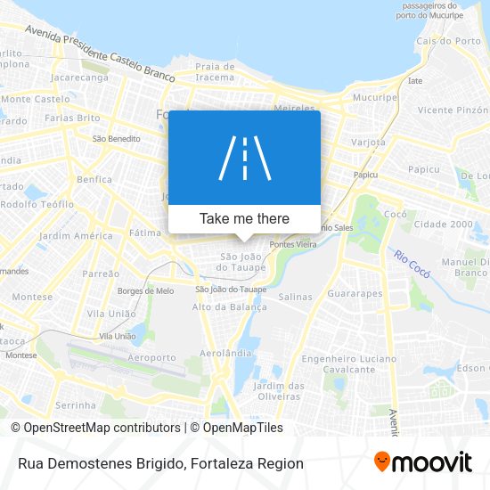 Rua Demostenes Brigido map