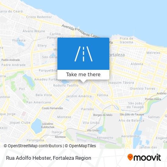 Rua Adolfo Hebster map