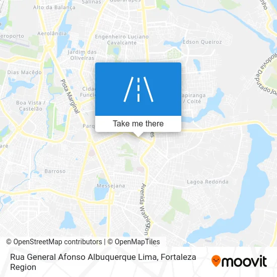 Rua General Afonso Albuquerque Lima map