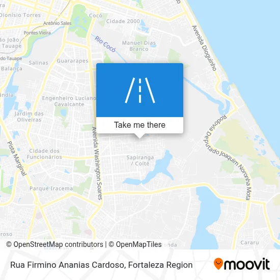 Rua Firmino Ananias Cardoso map
