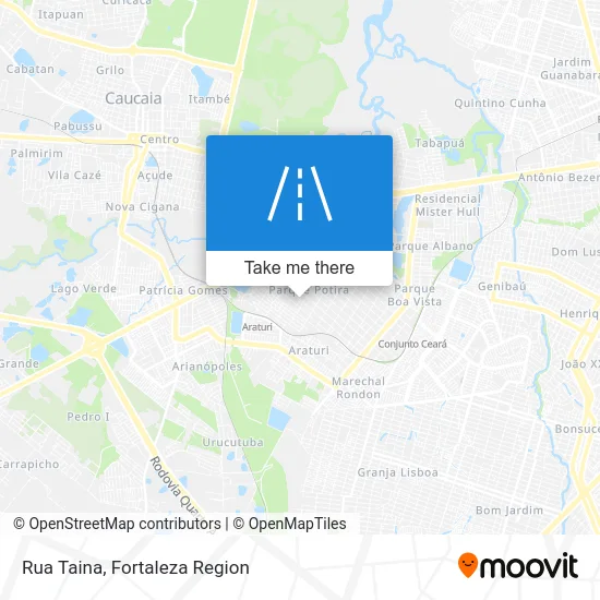Rua Taina map