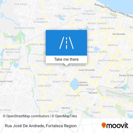 Rua José De Andrade map