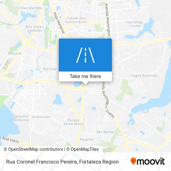 Rua Coronel Francisco Pereira map