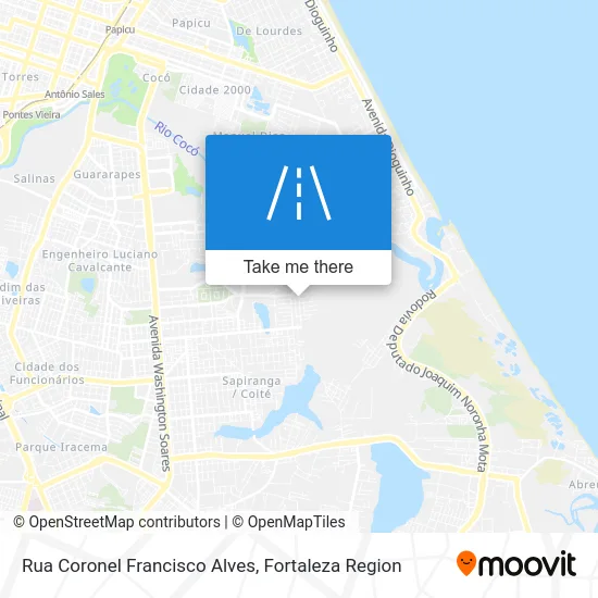 Rua Coronel Francisco Alves map