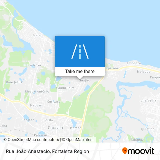 Rua João Anastacio map
