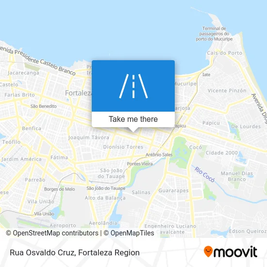 Rua Osvaldo Cruz map