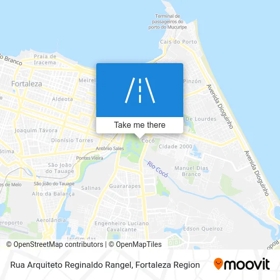 Rua Arquiteto Reginaldo Rangel map