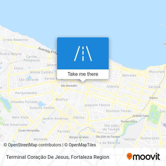 Terminal Coração De Jesus map
