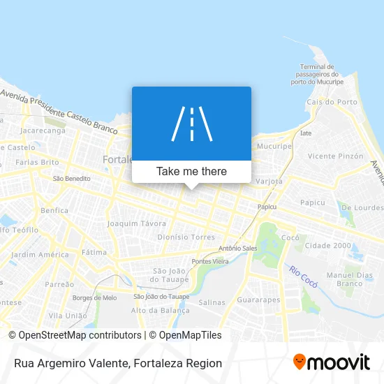 Rua Argemiro Valente map