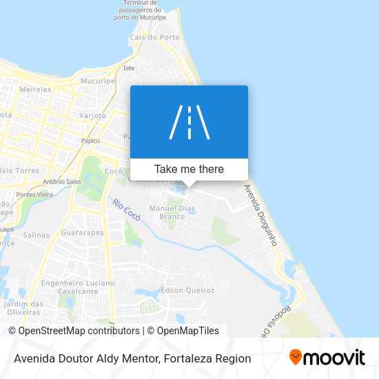 Avenida Doutor Aldy Mentor map