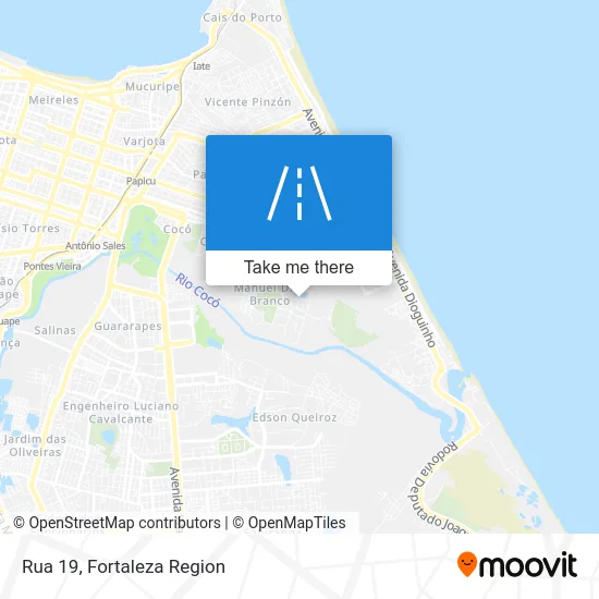 Rua 19 map