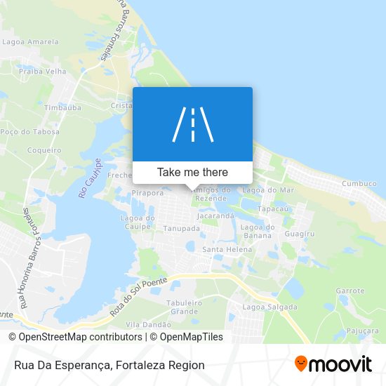 Rua Da Esperança map