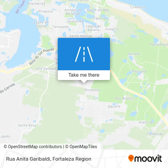 Rua Anita Garibaldi map