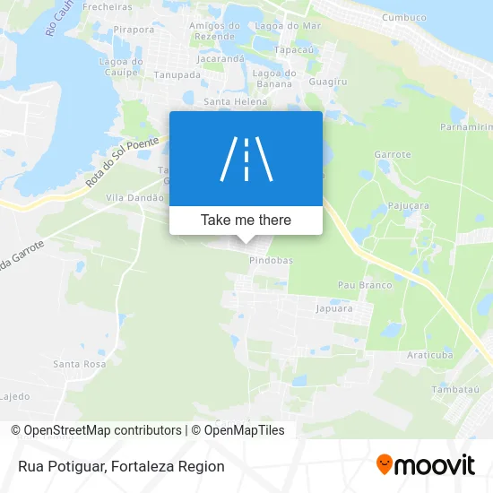 Rua Potiguar map