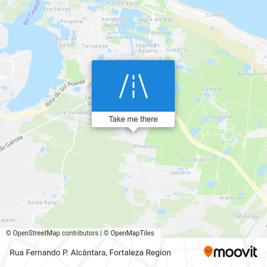 Rua Fernando P. Alcântara map