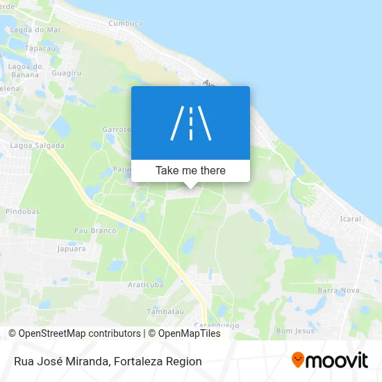 Rua José Miranda map