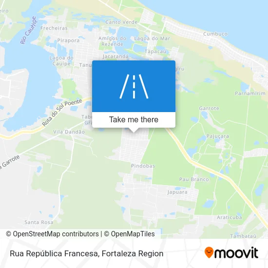 Rua República Francesa map