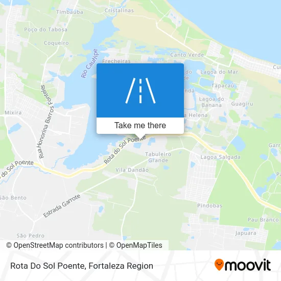 Rota Do Sol Poente map
