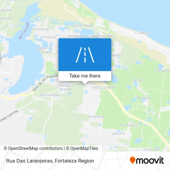 Rua Das Laranjeiras map