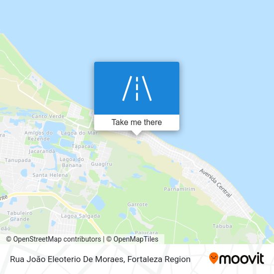 Rua João Eleoterio De Moraes map