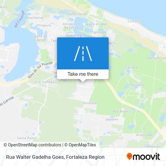 Rua Walter Gadelha Goes map