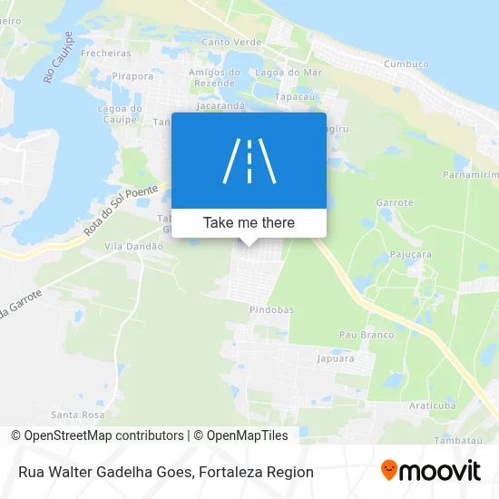Rua Walter Gadelha Goes map