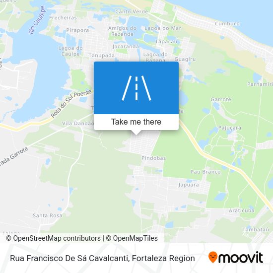 Rua Francisco De Sá Cavalcanti map