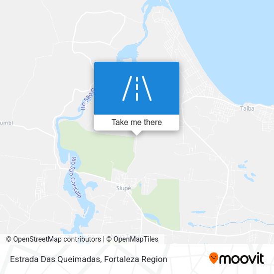 Estrada Das Queimadas map