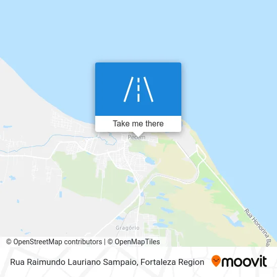 Rua Raimundo Lauriano Sampaio map