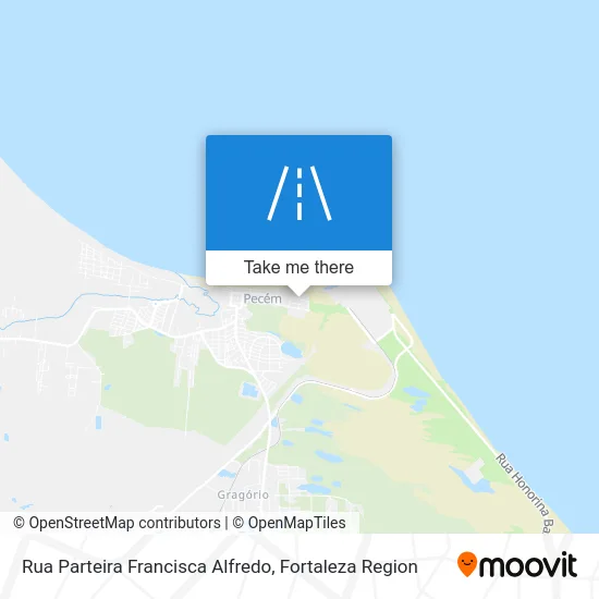 Rua Parteira Francisca Alfredo map