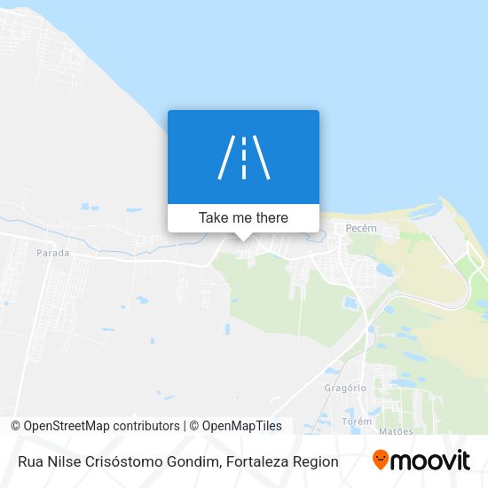 Rua Nilse Crisóstomo Gondim map