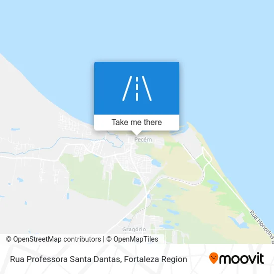 Rua Professora Santa Dantas map