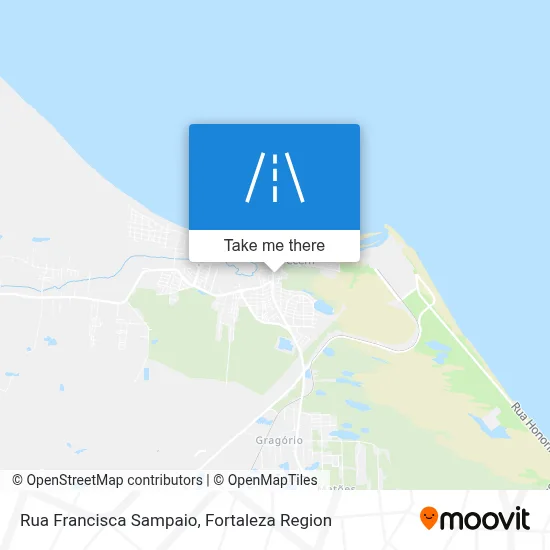 Rua Francisca Sampaio map
