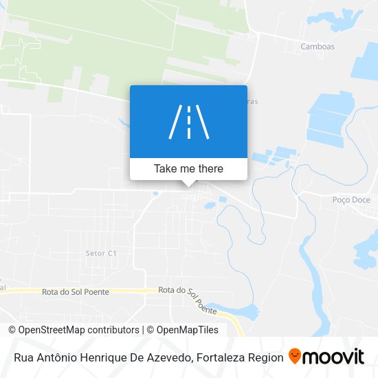 Rua Antônio Henrique De Azevedo map