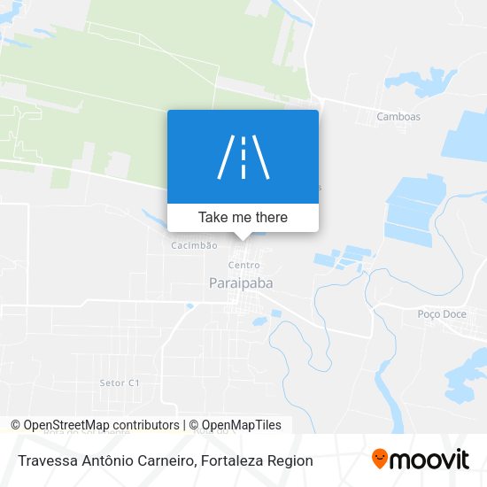 Travessa Antônio Carneiro map