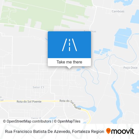 Rua Francisco Batista De Azevedo map