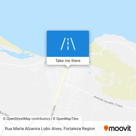 Rua Maria Alzanira Lobo Alves map