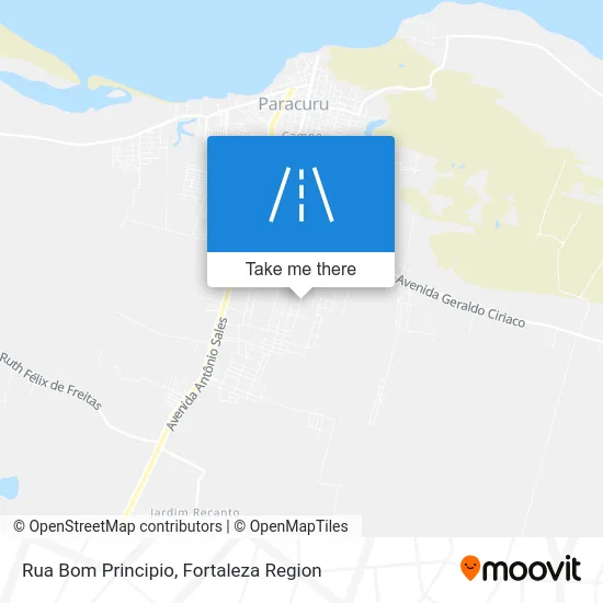 Rua Bom Principio map