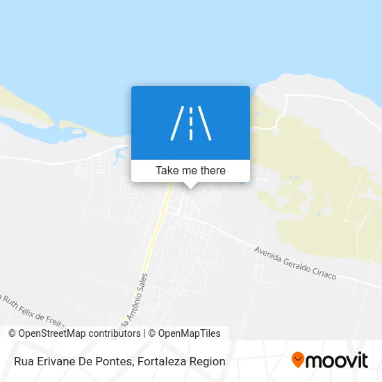 Rua Erivane De Pontes map
