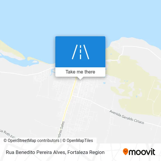 Rua Benedito Pereira Alves map