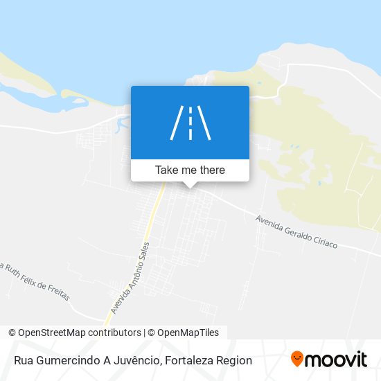 Mapa Rua Gumercindo A Juvêncio