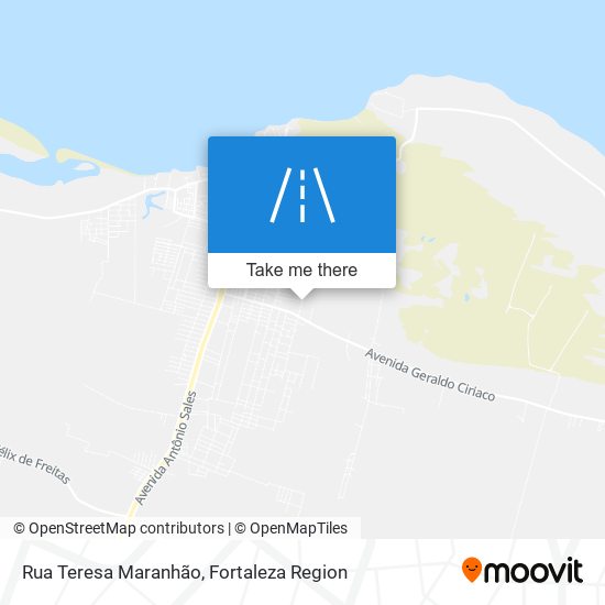 Mapa Rua Teresa Maranhão