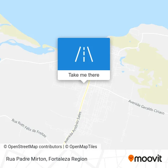 Rua Padre Mirton map