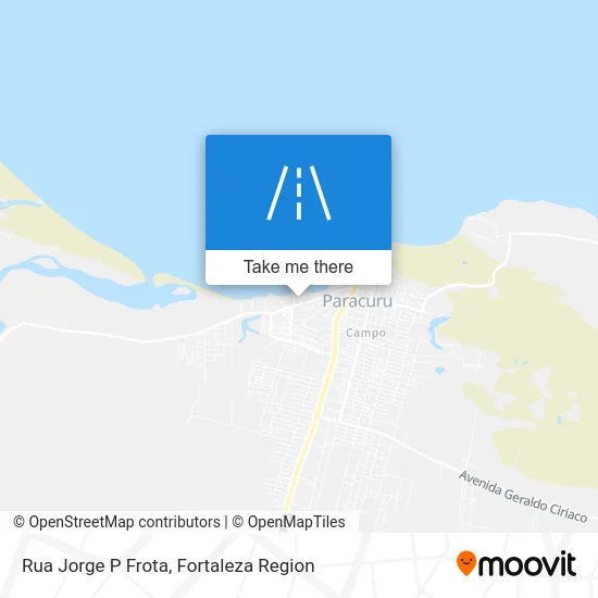 Rua Jorge P Frota map