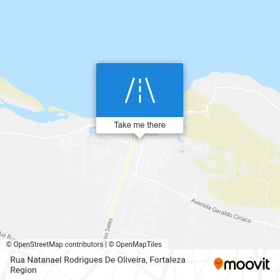 Rua Natanael Rodrigues De Oliveira map