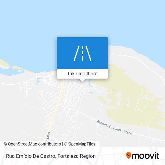 Rua Emídio De Castro map