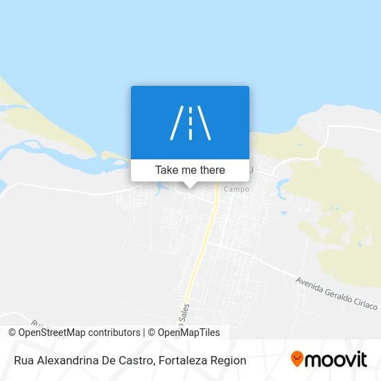 Rua Alexandrina De Castro map