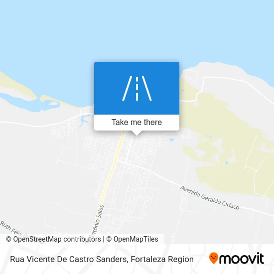 Rua Vicente De Castro Sanders map