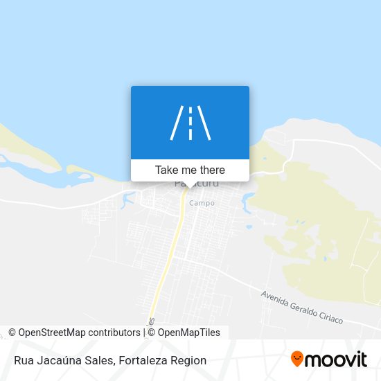 Rua Jacaúna Sales map